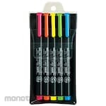 KOKUYO Set Stabilo Warna Neon Prefix Isi 5 Warna