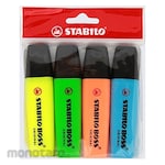 Stabilo Boss Set Highlighter 4 Hanging Package (Spidol Penanda)