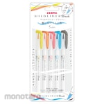 Zebra Mild liner brush 5 color set