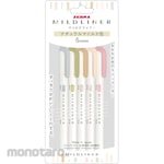 Zebra Mildliner Natural Mild 5 Color Set