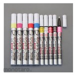 ESCO Set of 10 [Fine/Medium] Oil-based paint markers for industrial use