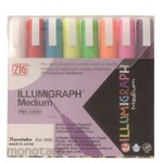 Kuretake Spidol Kaca ZIG Illumigraph Sedang 8 Warna
