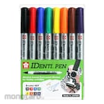 SAKURA COLOR PRODUCTS Set Spidol Bolak Balik Identi Pen Isi 8