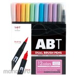 Tombow Pencil Aqueous graphic marker ABT set pastel