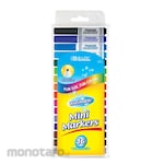 Bazic Spidol Mini Broad Line Washable 16 Warna