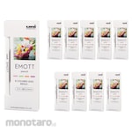 Mitsubishi Pencil (Uni-Ball) EMOTT pencil MIX replacement lead 4 colors x 2 pieces set