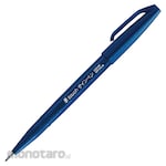 Pentel Brush Touch Felt-Tip Pen Blue Black
