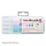 Shachihata Decolight Round 1 4-color set