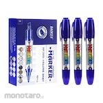 BAOKE Dual Tip Permanent Marker (Spidol Permanen)