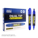 BAOKE Dual Tip Permanent Marker Pen (Spidol Permanen)
