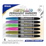 Bazic Spidol Metalik Isi 6