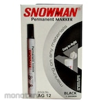 Snowman Spidol Permanen Alcohol Base AG-12