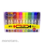 Zebra Spidol Permanen HI-MCKEE Bolak Balik Tebal dan Sedang