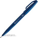 Pentel Brush Touch Felt-Tip Pen Blue Black