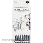 Pentel Point Liner Black Water-Based Marker