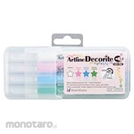 Shachihata Decolight Round 1 4-color set