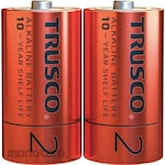 TRUSCO 10-year alkaline battery, size C