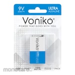 VONIKO Battery Ultra Alkaline 9V (Baterai Kotak)