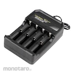 Taffware Charger Battery USB Lithium 18650 4 Slot (Casan Baterai)