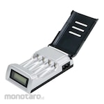 Taffware Smart Intelligent LCD 4 Slot Charger Baterai