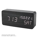 Lovin Jam Weker Alarm Digital Kayu