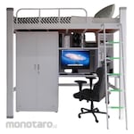 METALUX Multifunctional Loft Bed Besi Kasur