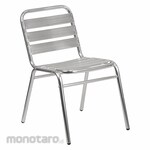 FLASH FURNITURE Bistro Chair Aluminum