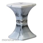 Lion Star Marble High Stool