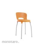 Savello Bar and Restaurant Chair Domino L Metal and Plastic