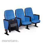 INDACHI Waiting Chair AUDITORIUM 3 Seater Series Fabric (Kursi Kantor / Rapat)