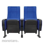 Ichiko Auditorium Chair Italic 2 Seats Fabric (Kusi Konferensi)