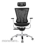 CARRERA FURNITURE Office Chair Mesh HOUSTON WHITE (Kursi Kantor / Kursi Kerja)