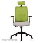 Calixto Office Chair Parama A Headrest Series Dayton Brownies 080 Arlington (Kursi Kantor / Kursi Kerja)