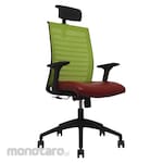 Calixto Office Chair Tiyasa A Headrest Series Dayton Brownies 080 Arlington (Kursi Kantor / Kursi Kerja)