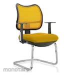 INDACHI Office Chair Secretary D-3008 UA CR Series Net (Kursi Kantor / Kursi Kerja)