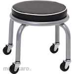 monotaro Round Chair for Low Floor Work with Casters