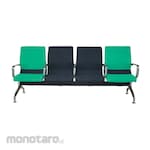 CARRERA FURNITURE Waiting Chair 3 seater CW 03 ITALY Chrome 4 (Kursi Tunggu)