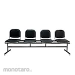 Futura Multifunction Chair FTR KG 4 Seater Series Faux Leather (Kursi Tunggu Lobby)