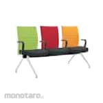 Ichiko Lobby Chair Oster 3 T Fabric (Kursi Tunggu)