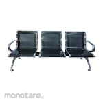 TIGER (Office) Waiting Chair 3 Seat without Foam (Kursi Tunggu)