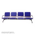 TIGER (Office) Waiting Chair 4 Seat without Foam (Kursi Tunggu)
