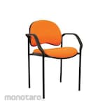 Savello Stacking Meeting Chair with Armrest Travis TO Fabric (Kursi Susun)