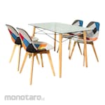SAPPORO Alvie Meja Makan Set