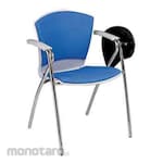 INDACHI Stacking Meeting Chair with Folding Table D-03 KF Series Oscar (Kursi Belajar)