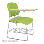 INDACHI Stacking Meeting Chair with Folding Table SALSA II K Series Fabric (Kursi Belajar)