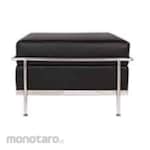 INDACHI Sofa 1 Seater Fabric Seri HUGO OTTOMAN