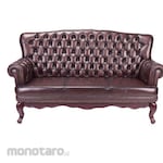 INDACHI Sofa Executive CAESAR Three Seater Leather