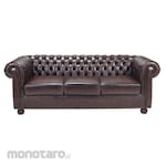 INDACHI Sofa Executive ZENON Three Seater Leather