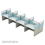 HighPoint Half Glass Partition JPS - 8 Person