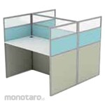 HighPoint Half Glass Partition JPSS - 2 Person